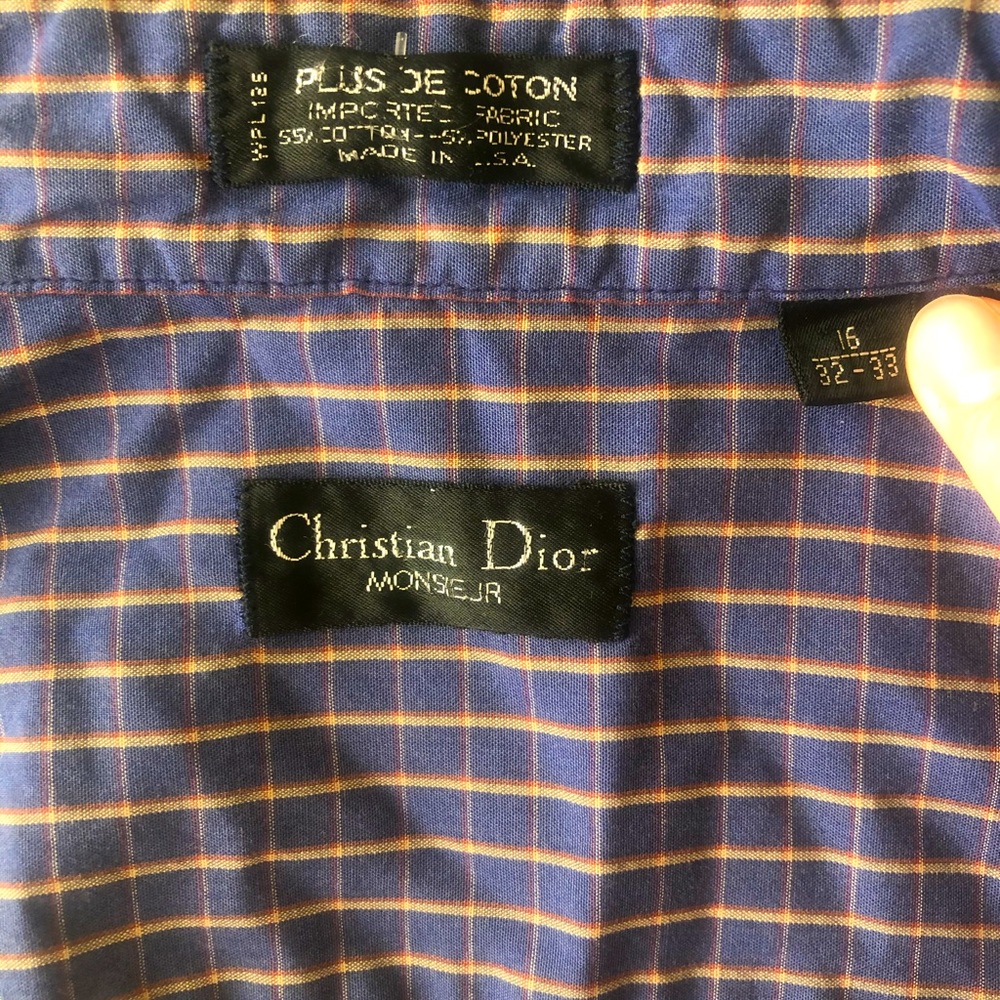 Christian Dior L (16, 33) Casual Button Down Men’s Dhirt